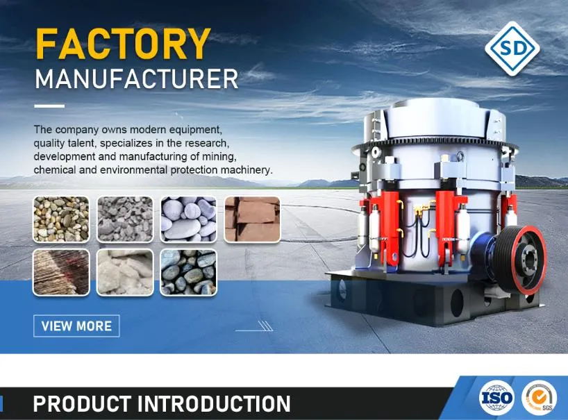 Crasseur à cône hydraulique multi-cylindre 300T / h multi-cylindre pour