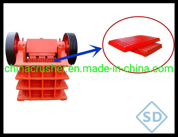 Jaw Crusher Pièces de porteurs de mâchoires en acier à haut manganèse, cales, sièges basculants Remplacement OEM pour C6X, C130, PE Série mondiale Fournisseur 