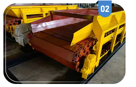 Convoyeur d'alimentation de charbon &agrave; cha&icirc;ne de plaques automatiques - &eacute;quipement de convoyeur d'exploitation lourde