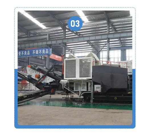 Stable Driving Construction Faste Crawler Crusher