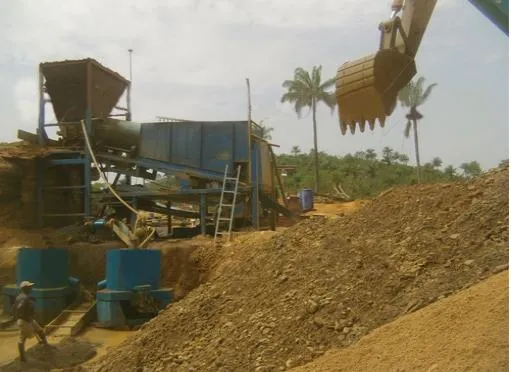 de tambour minier - usine de concassage et de dépistage 