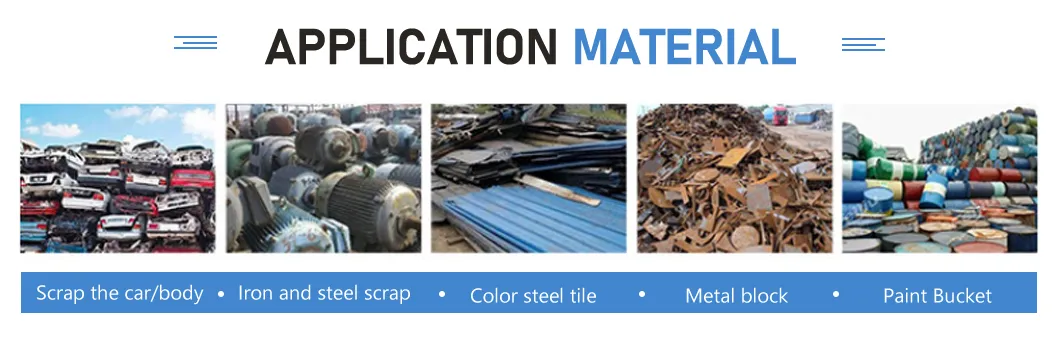 Crusher m&eacute;tallique en carton industriel Shredder 